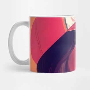 Baseball Woman Player pop style Mug